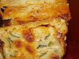 Cake courgettes et chorizo (facile)