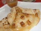 Crêpes caramel au beurre salé et au pain d’épices (au lait ribot)