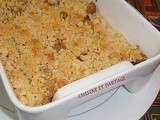 Crumble de foie gras aux pommes