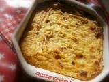 Gratin courge spaghettis au roquefort