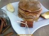 Pancakes pomme/canelle et sirop d'erable