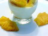 Panna cotta coco/ananas et zeste de citrons