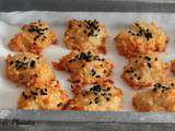 Biscuits apéritifs à l’emmental et au sésame noir