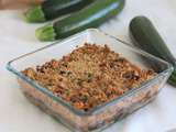 Crumble de courgette (sans beurre) aux graines et citron