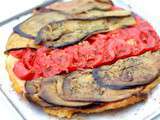 Tatin de tomates et d’aubergines