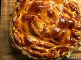 Tourte de boudin noir aux 2 pommes