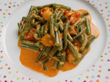 Haricots verts à la crème de tomates