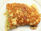 Omelette au chou et jambon