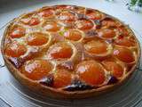 Tarte aux abricots et amandes