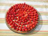 Tarte fraise et verveine