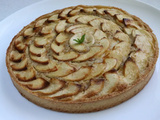 Tarte sablée pommes-amandes