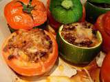 Tomates et courgettes farcies