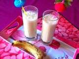 Smoothies bananes simple et rapide avec lait MinusL