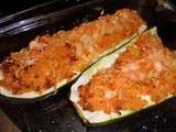 Courgettes farcies au boulghour