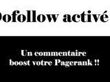 Dofollow pour les commentaires du blog