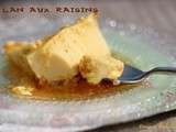 Flan aux raisins secs