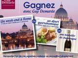 Gagnez un week-end à Rome grâce à Guy Demarle