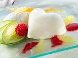 Mousse de fromage blanc aux fruits rouges