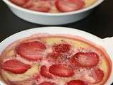 Flans aux fraises