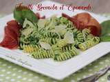 Fusilli Bresaola et Epinards