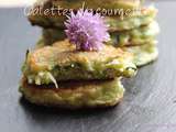 Galettes de courgettes râpées