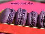 Macarons cassis/mûres