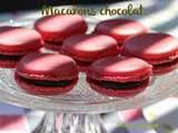 Macarons ganache chocolat