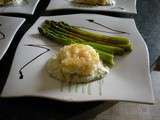 Oeuf friand aux asperges vertes