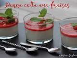 Panna cotta aux fraises sans lactose