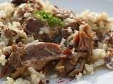 Risotto au canard confit du Périgord