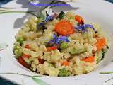 Risotto aux légumes de printemps