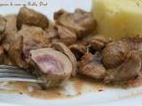 Rognons de veau, sauce au Noilly Prat