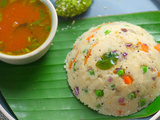 Indienne Rava upma en vidéo