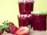 Confiture de fraises inratable