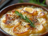 Gratin de Pommes de Terre au fromage, cuisine savoyarde à l'ancienne