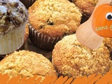 Muffins citrouille épicés, crumble [sans gluten]