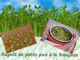 Ragoût de petits pois à la Française