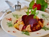 Salade de Betteraves et Pommes de Terre au Raifort (cuisine lithuanienne)