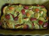 Clafoutis Nectarines et pistache