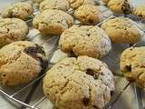 Cookies au chocolat et aux oranges confites