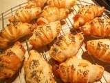 Croissants au confit d’aubergines