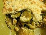 Crumble de ..... Courgettes au parmesan