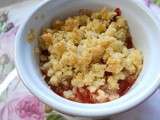 Crumble fraises et noix de coco