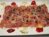 Carpaccio de thon