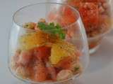 Crevettes aux agrumes