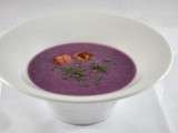 Potage au chou rouge