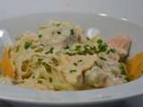 Tagliatelles au saumon mariné