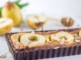 Tarte aux poires chocolat et crème d’amande façon frangipane