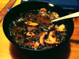 Soupe de champignons d’inspiration asiatique