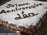 Gateau Anniversaire par Camille 11ans – 325kcal